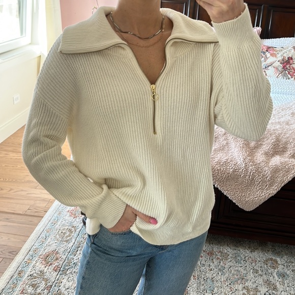 Talbots collar half zip sweater size 1x - Picture 2 of 13